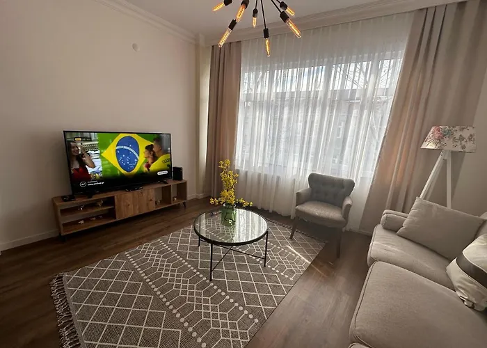 Center Of In Besiktas 2 1 With 2 Bathroom And 3 Air Conditioner *